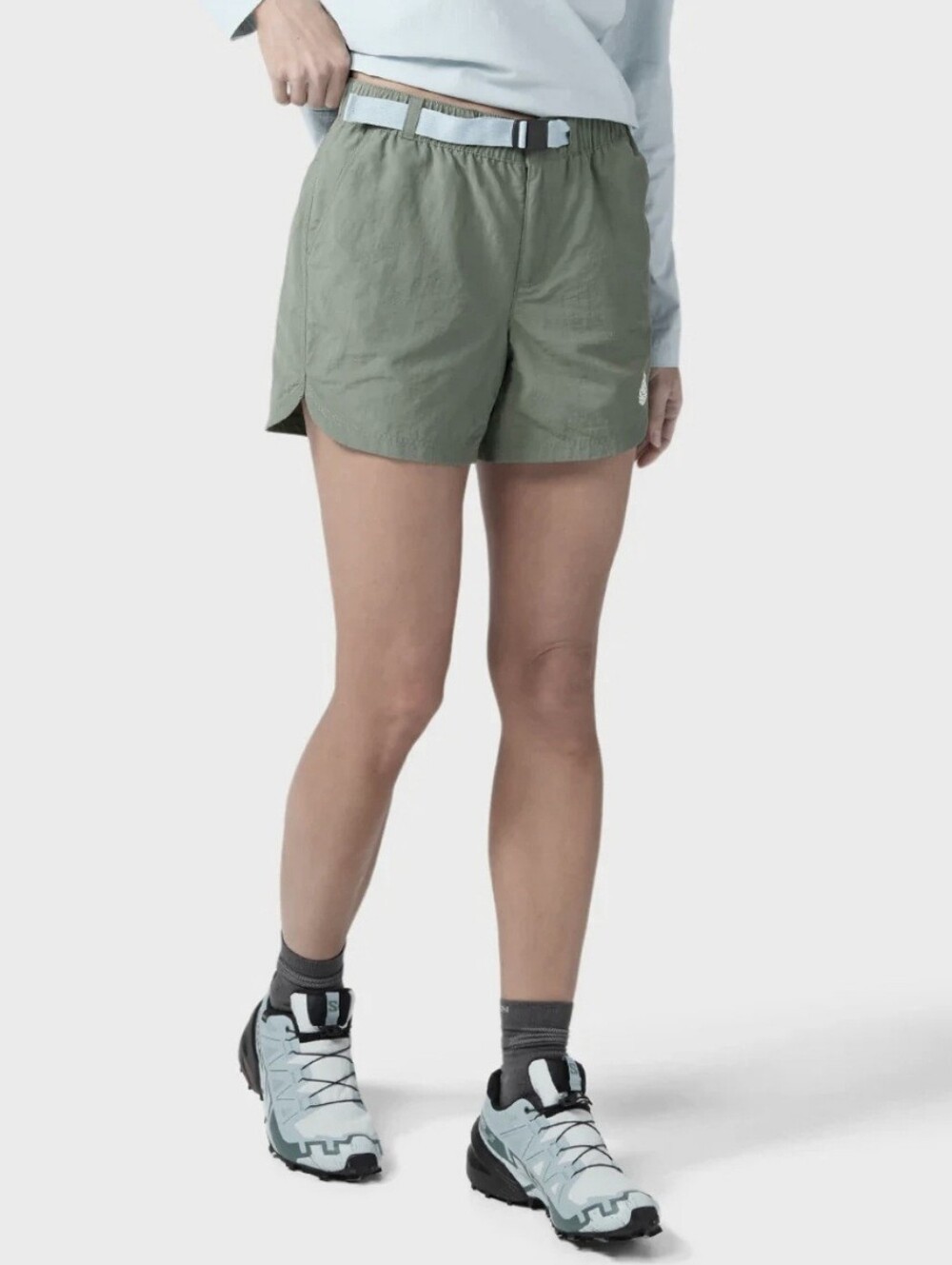 AllTrails x Stio Goodwin 5" Short Canyon Rock Green Women's Medium Hiking